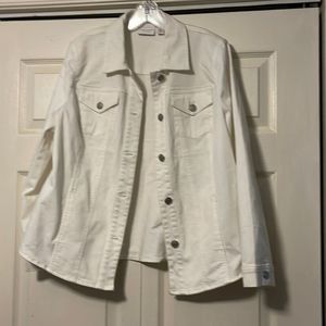 CHICOs Perfect Stretch white jacket size CHICO 2 (see measurement)